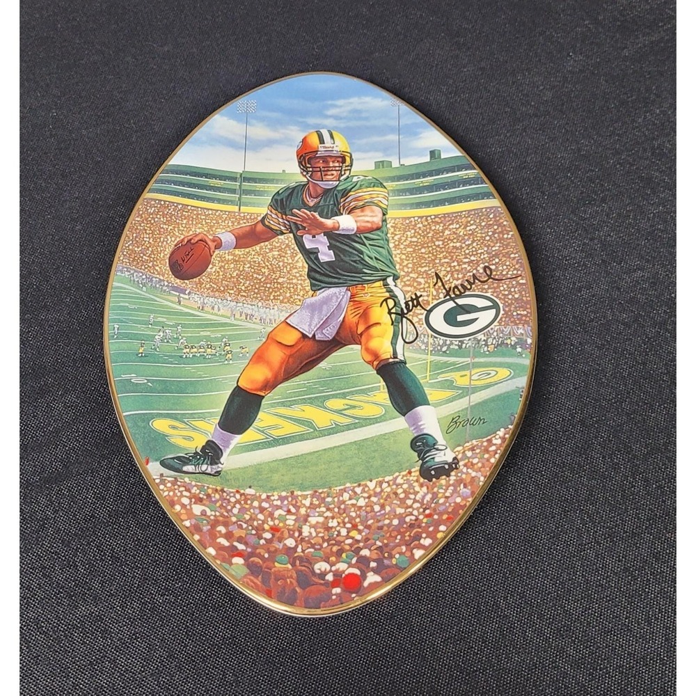 The Bradford Exchange Brett Favre Leader Of The Pack Collector's Plate